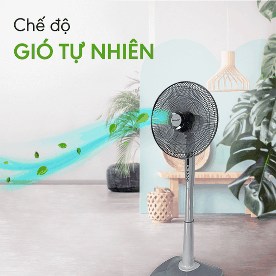Quạt lửng Sharp 50W PJ-L40RV-LG thổi với tốc độ vừa phải